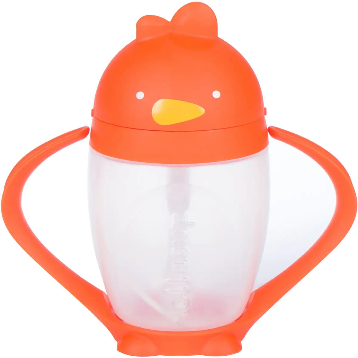 Lollaland Weighted Straw Sippy Cup Orange
