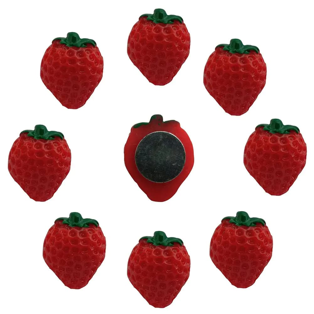 Strawberry Refrigerator Magnet Decorative Set