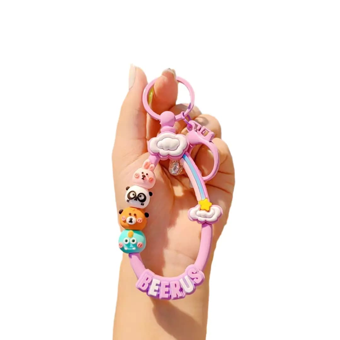 Colorful Pearl Keychain and Phone Strap Accessories