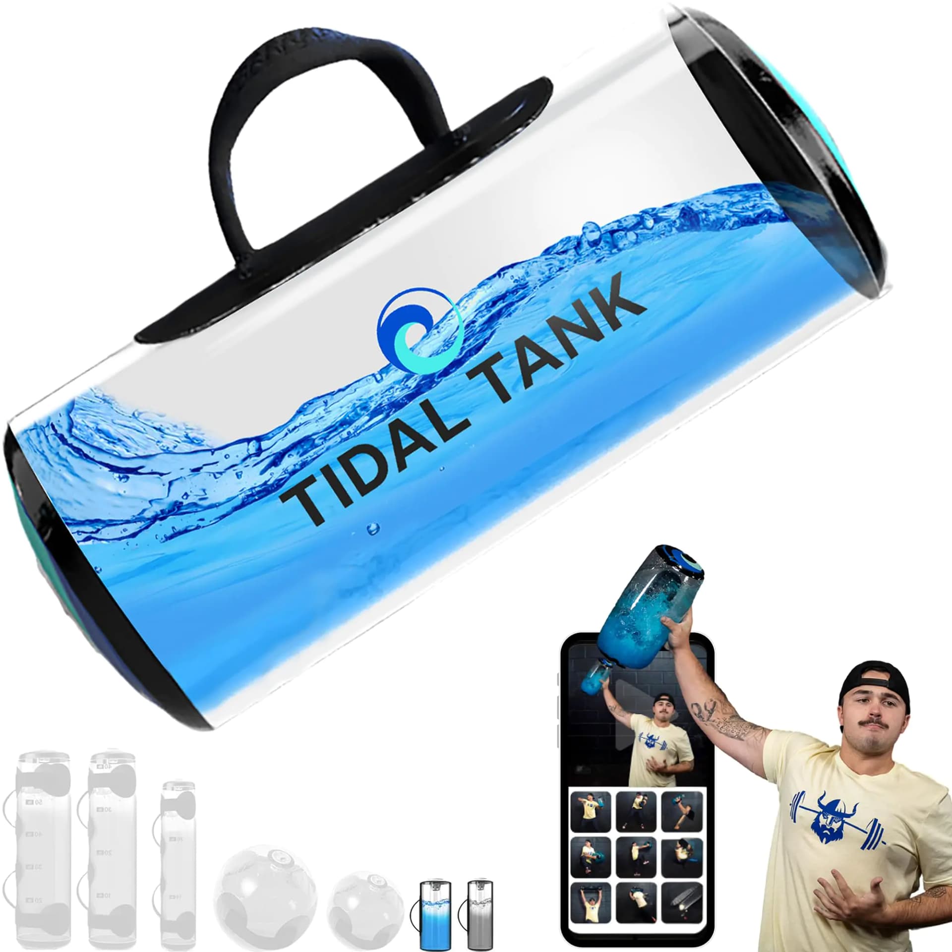 Tidal Tank Aqua Kettle Bell Water Weight