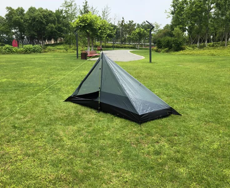 Rodless Portable Pyramid Camping Tent - Outdoor Gear
