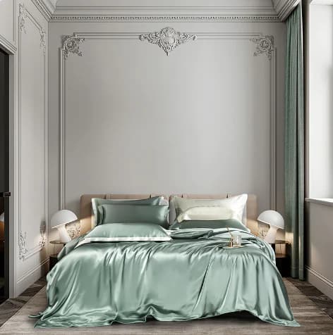 Double-Sided Silk Four-Piece Bedding Set