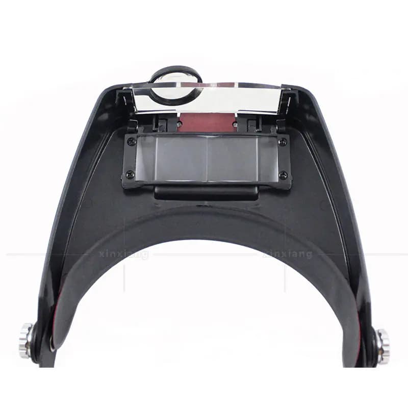 Helmet Magnifier with 2 LED Lights for Repairs