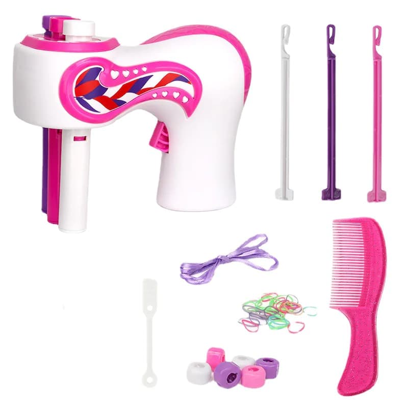 Automatic Three-Strand Hair Braider for Kids Toys