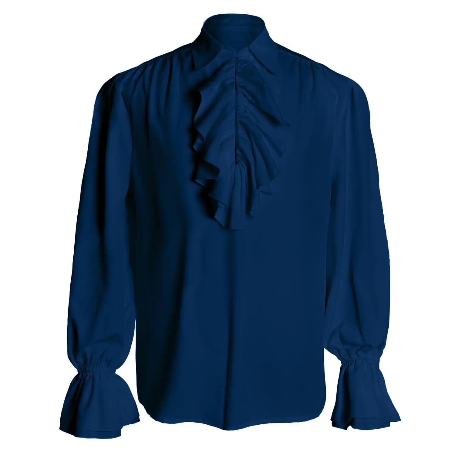 IWQBQ Mens Pirate Shirt Victorian Vampire Renaissance Costume Medieval Top Halloween Costume(Z3241BUM)