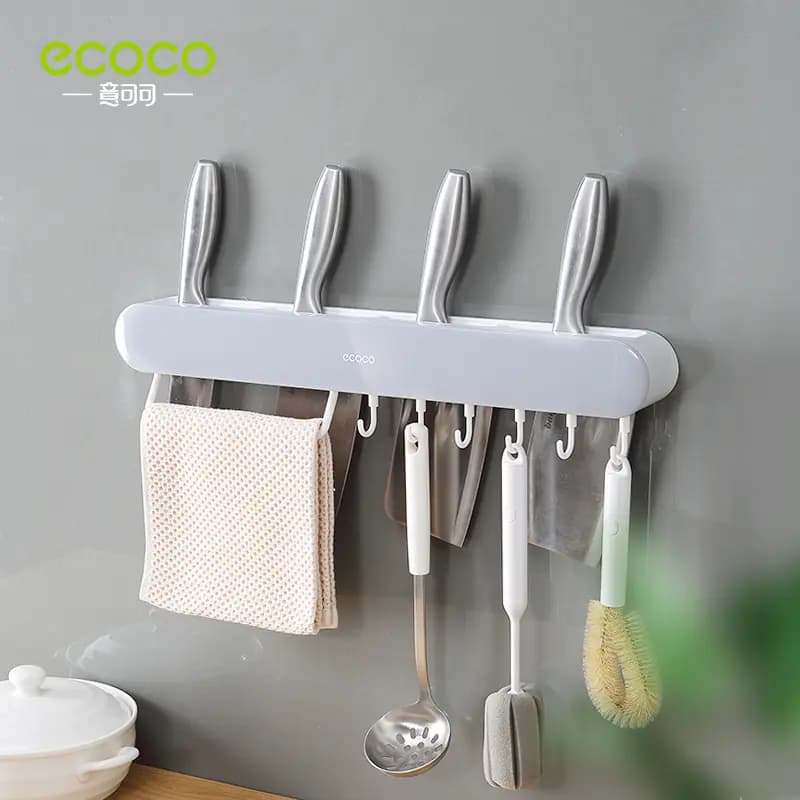 Multifunctional Wall-Mounted Kitchen Storage Rack