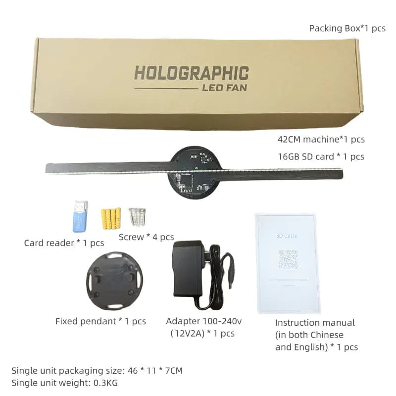 Holographic LED Luminous Sign Projector