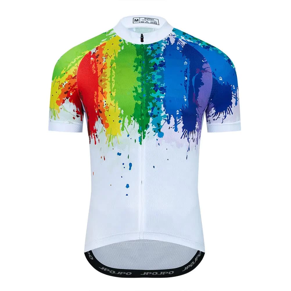 Colorful Cycling Jersey Men Short Sleeve