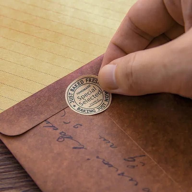Vintage Kraft Paper Envelopes for Office Supplies