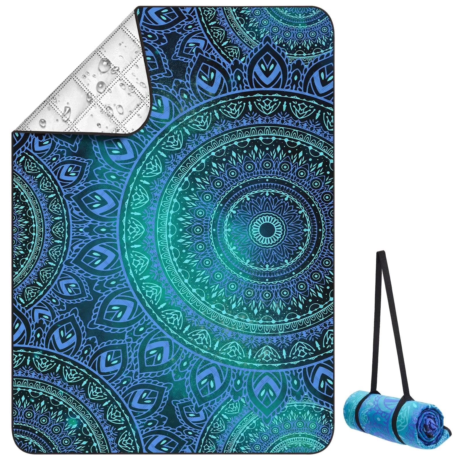Large Waterproof Picnic Blanket 78x59 Inches
