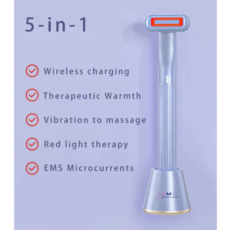 360° Rotary Eye & Face LED Massage Skincare Wand