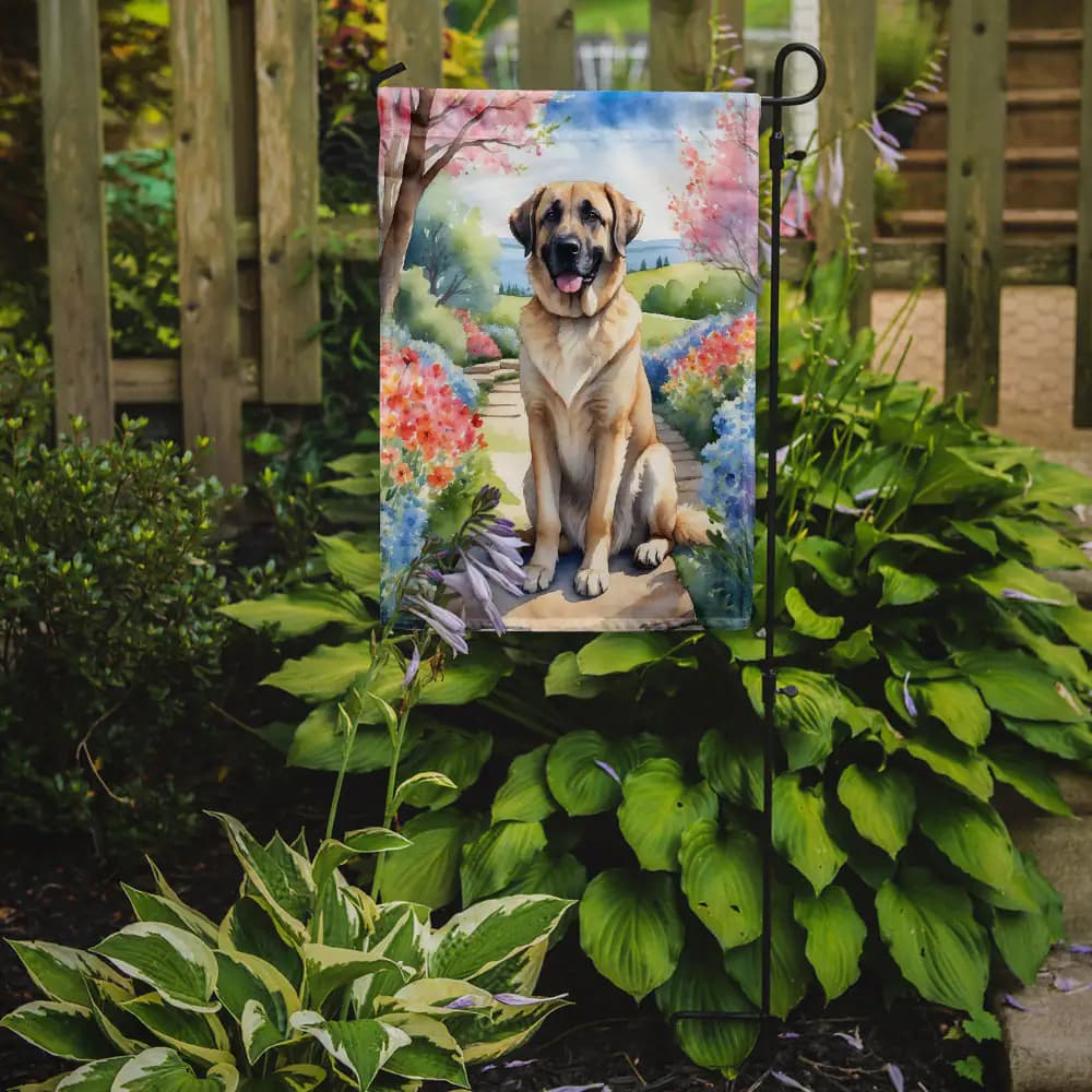 Anatolian Shepherd Spring Garden Flag