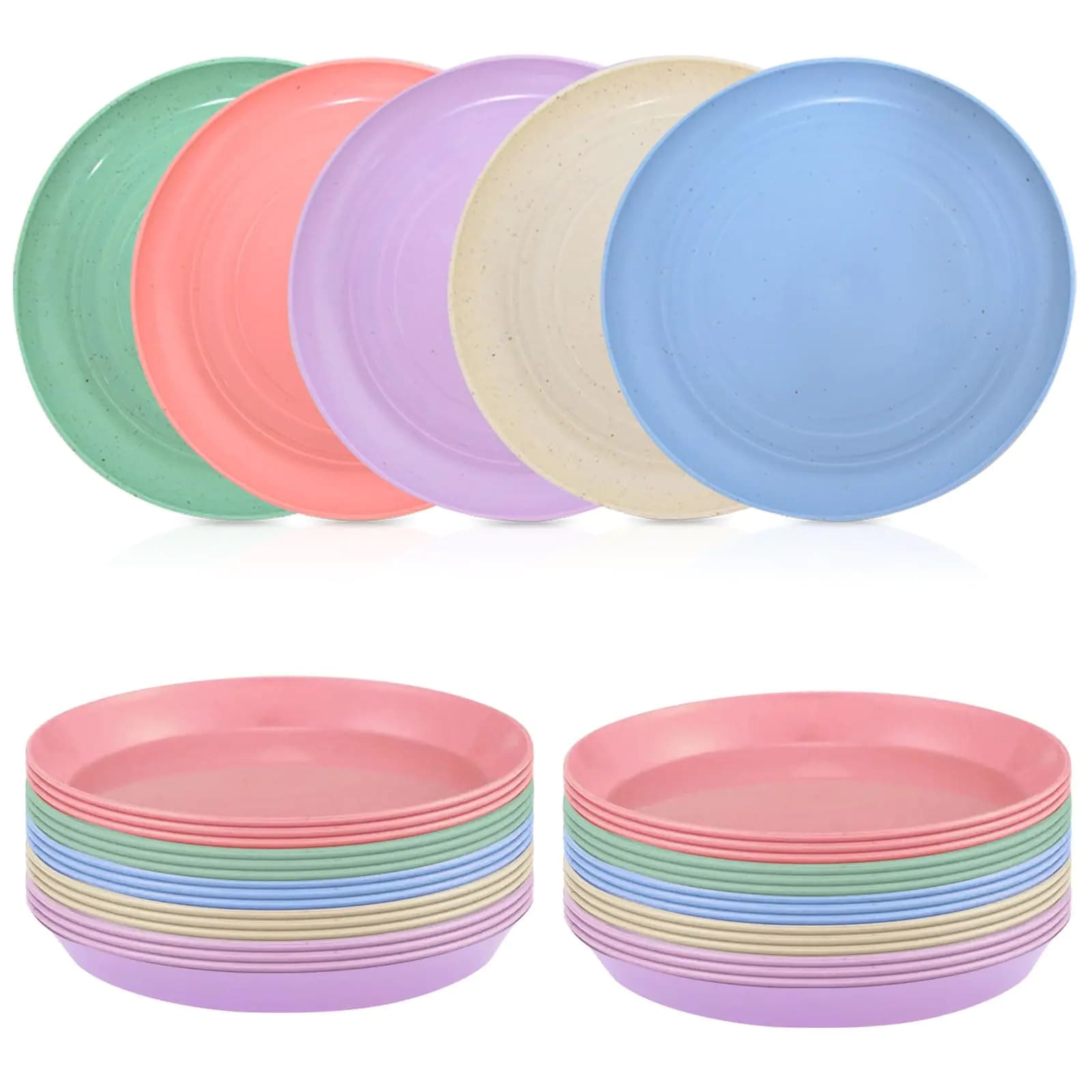 Whisker Relief Cat Bowl Set, 6 Inch Multicolor