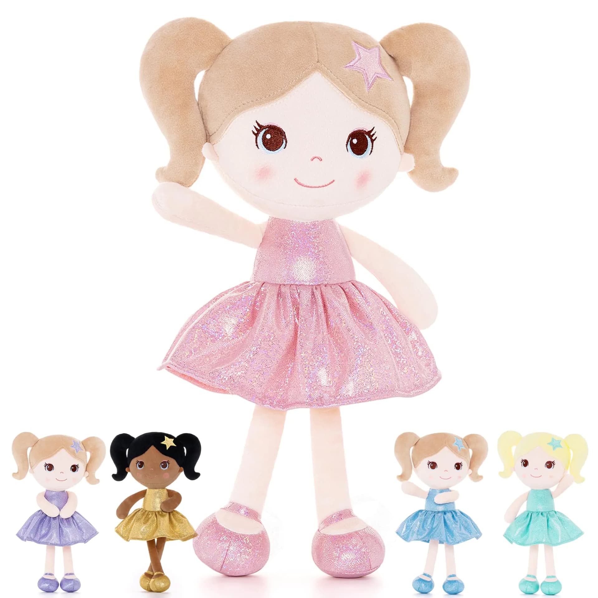 Lazada Baby Girl Gifts Baby Dolls First Baby Doll Baby Toys Star Girl Pink 12inches