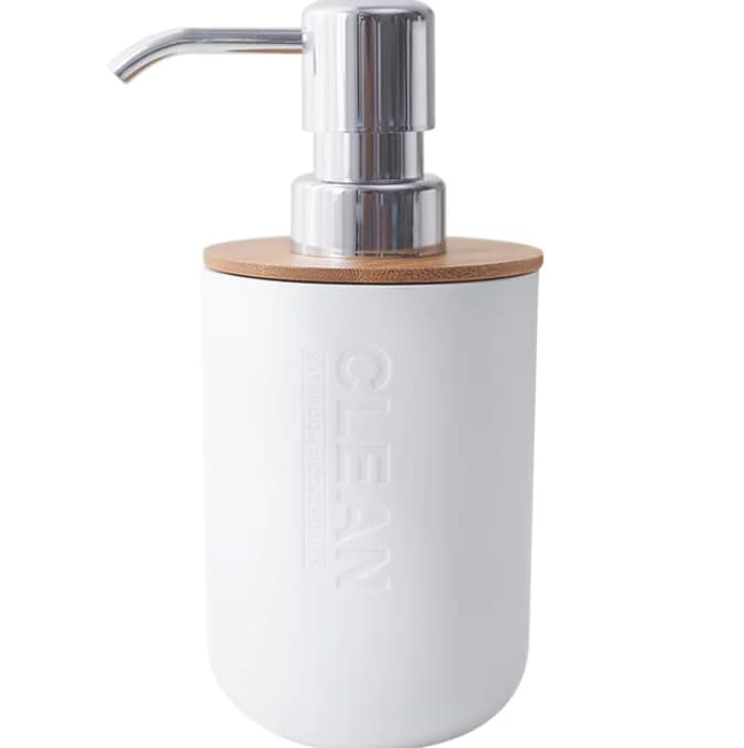 Nordic Bamboo Bathroom Accessories Set (6 Pieces)