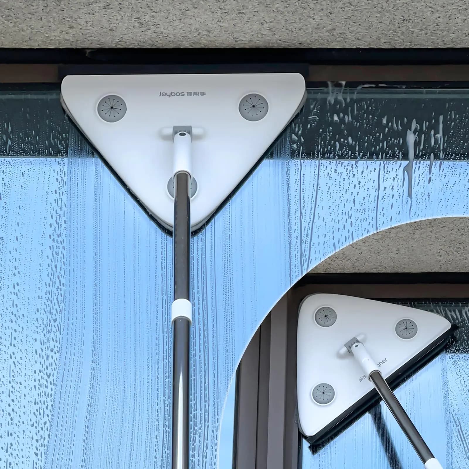 Professional Window Squeegee with Extension Pole