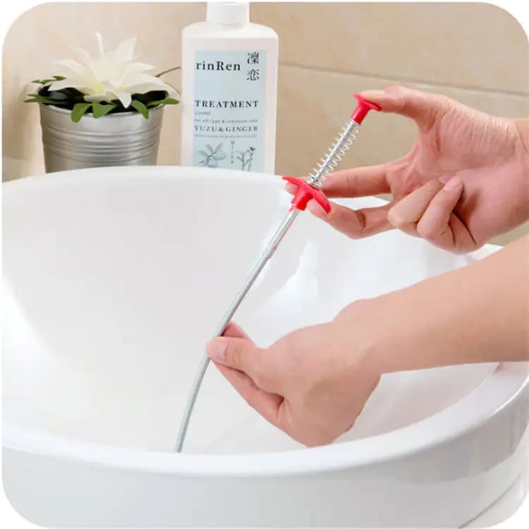 Drain Clog Remover Spring Pipe Dredger Tool
