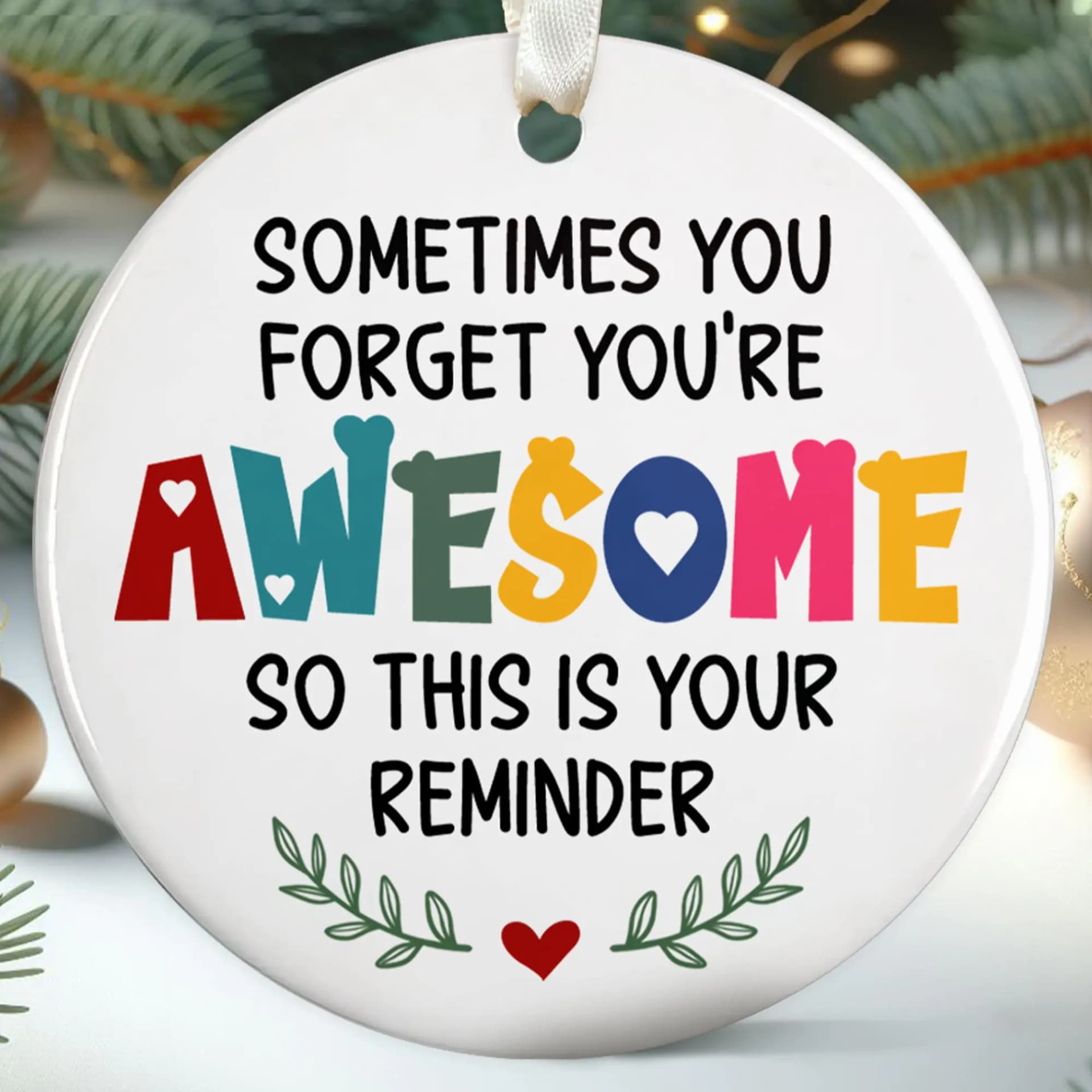 Inspirational Ceramic Christmas Ornaments