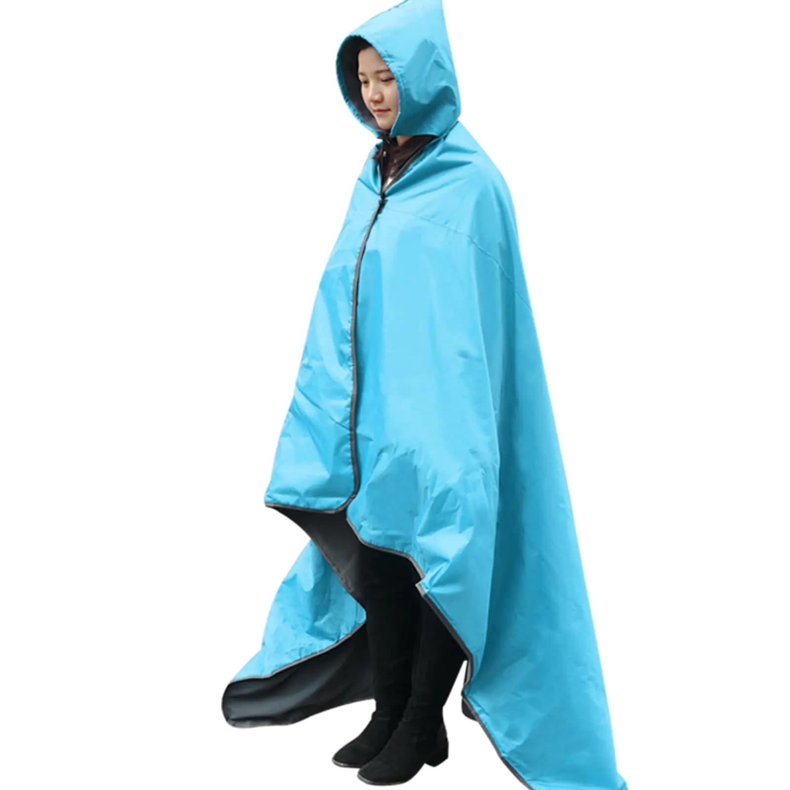 Waterproof Hooded Fleece Camping Blanket