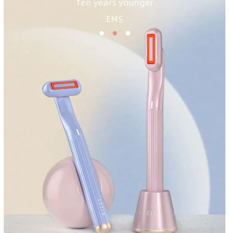 360° Rotary Eye & Face LED Massage Skincare Wand