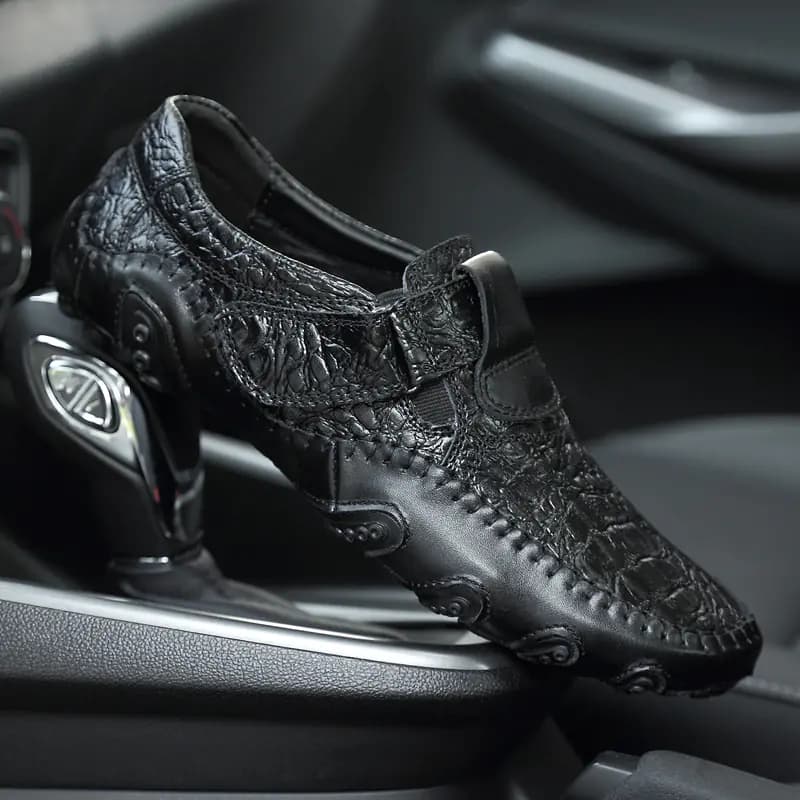 Octopus Shoes, Doudou Shoes, Leather Driving Shoes