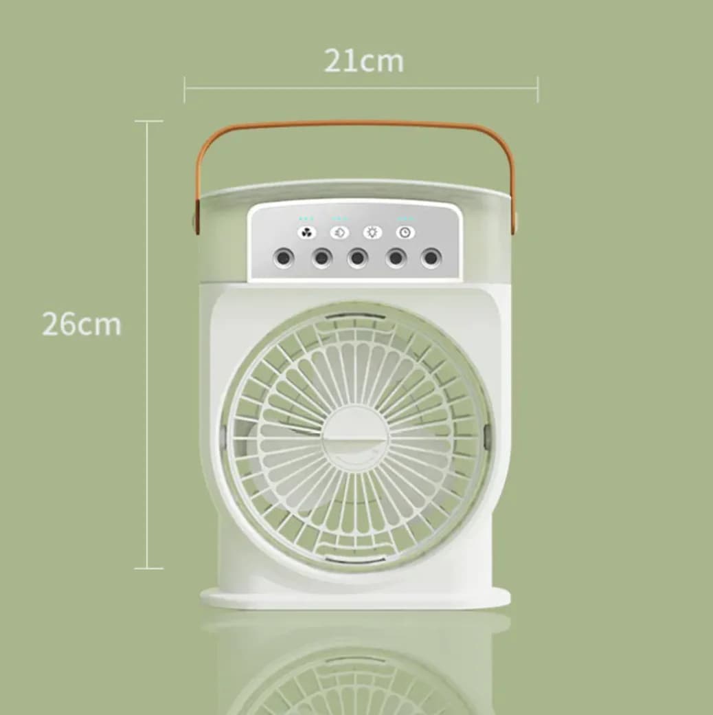 USB Mini Air Cooler & Humidifier with LED Lights