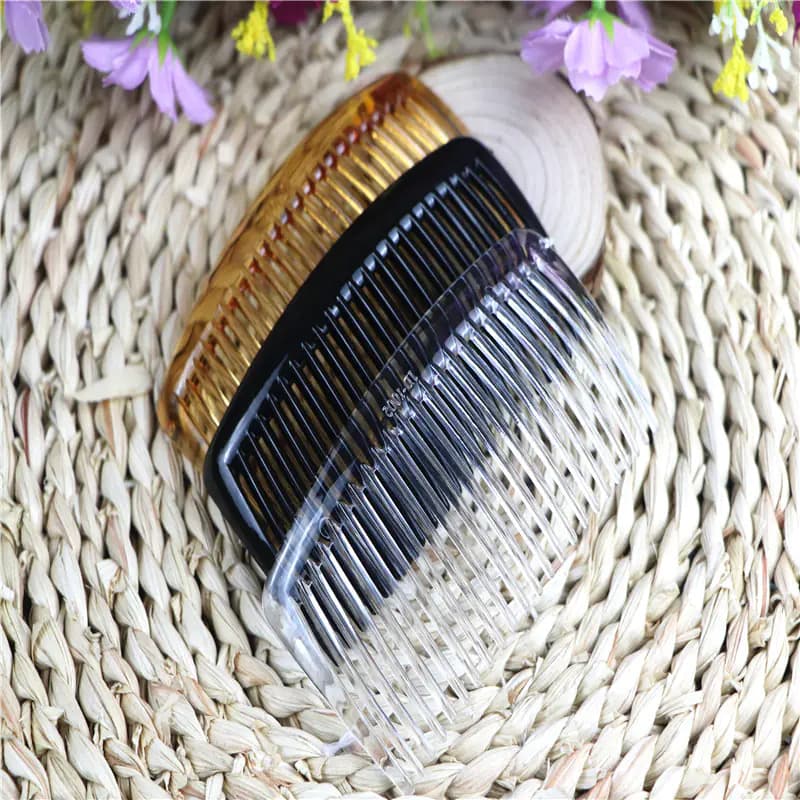 23-Tooth Plastic Hair Comb for DIY Hair Accessories
