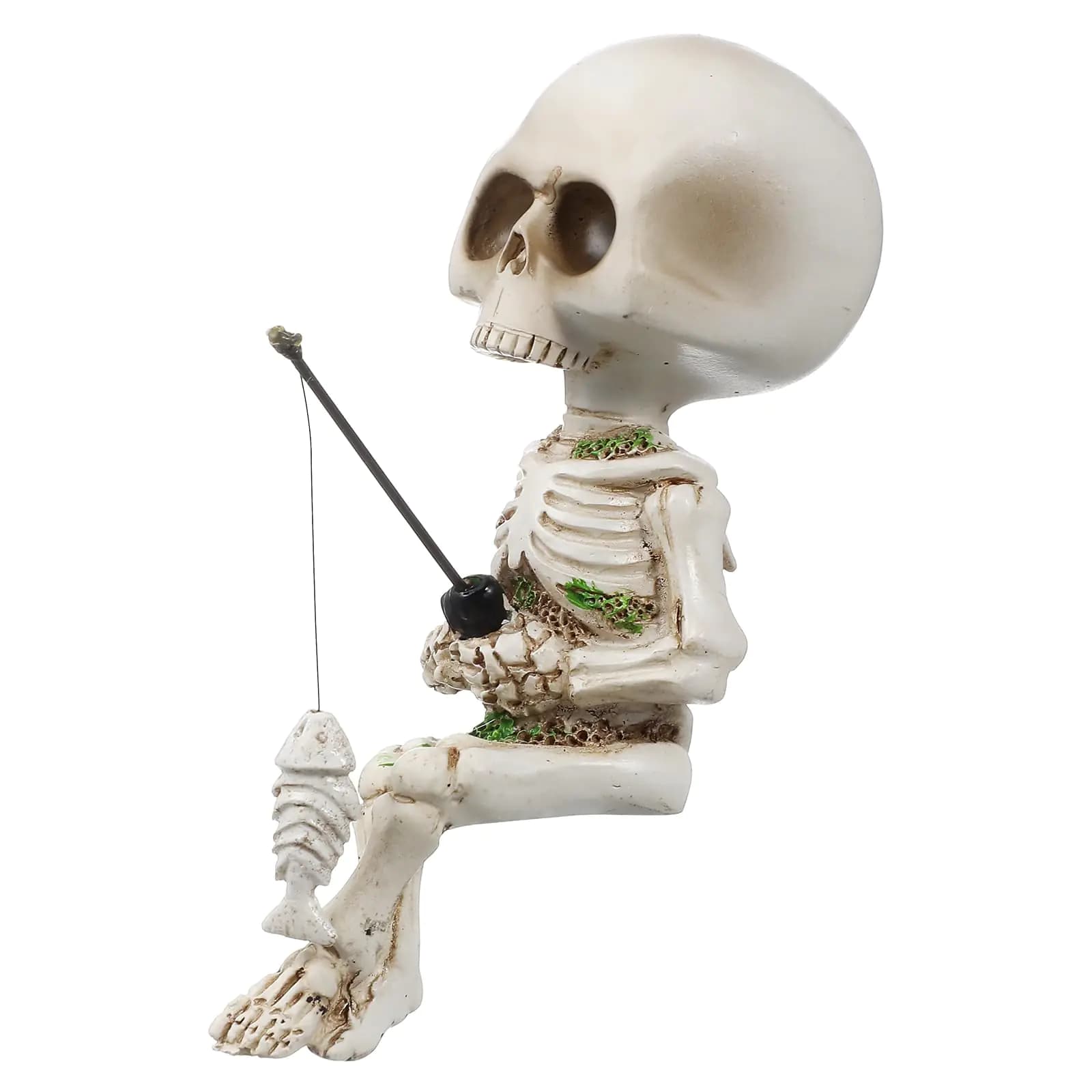 Skeleton Aquarium Decoration Resin Figurine