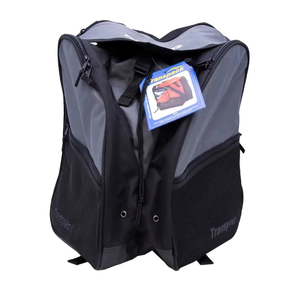 Transpack XT1 Water-Resistant Ski Boot Backpack Gray