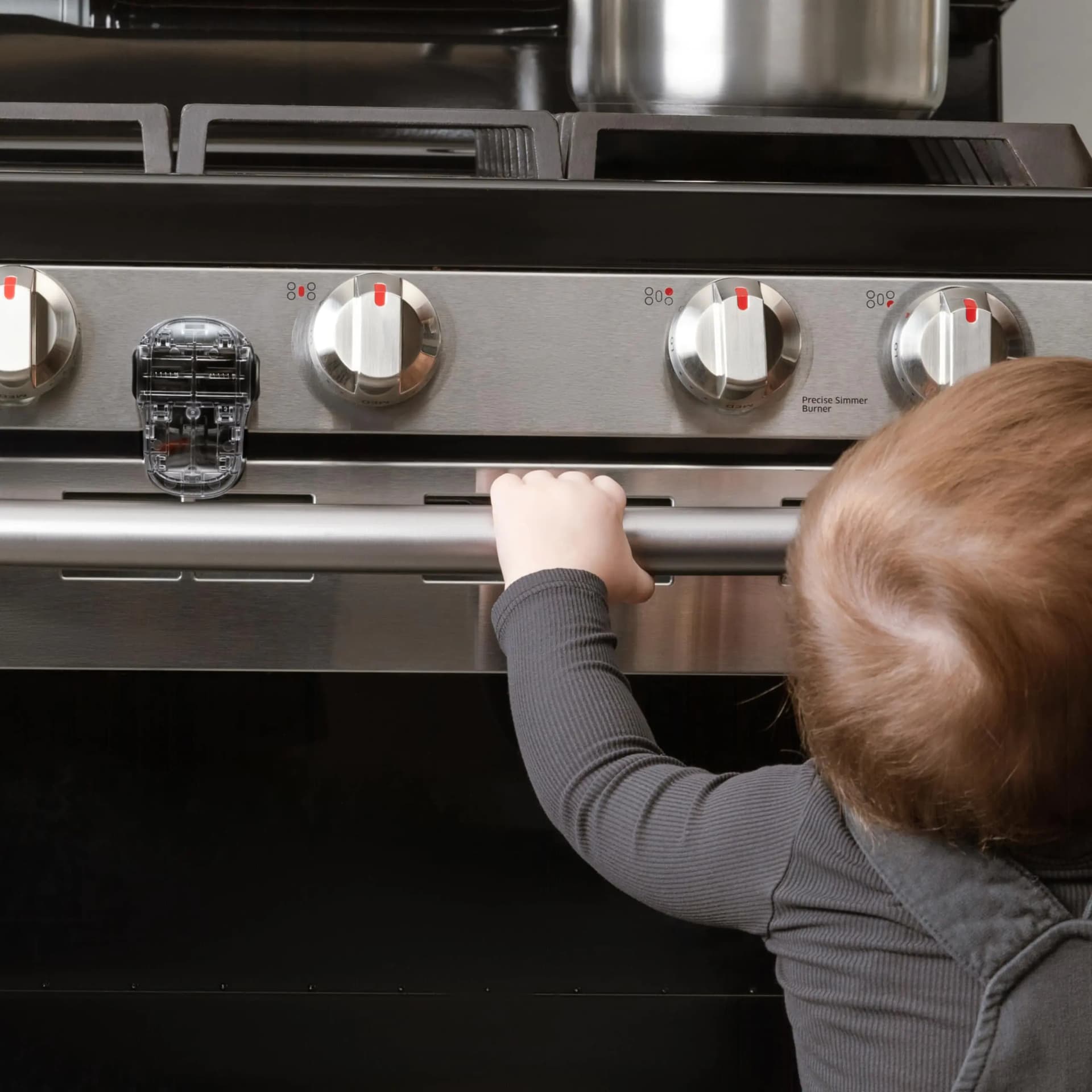 Oven Door Heat-Resistant Child Safety Lock