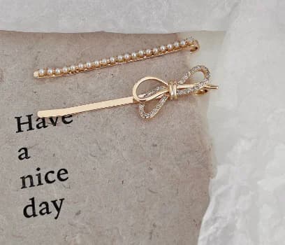 Elegant Pearl Star Hair Clips - Korean Hair Accessories