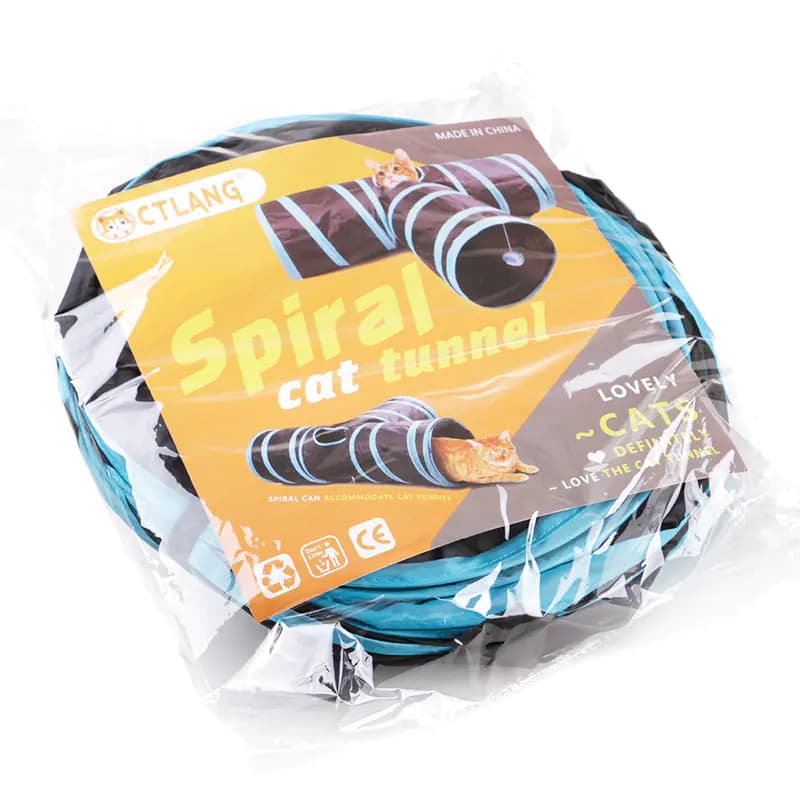 Pet Supplies Cat Crinkle Tunnel Foldable Cat Toy