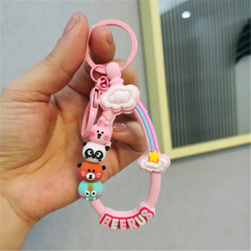 Colorful Pearl Keychain and Phone Strap Accessories
