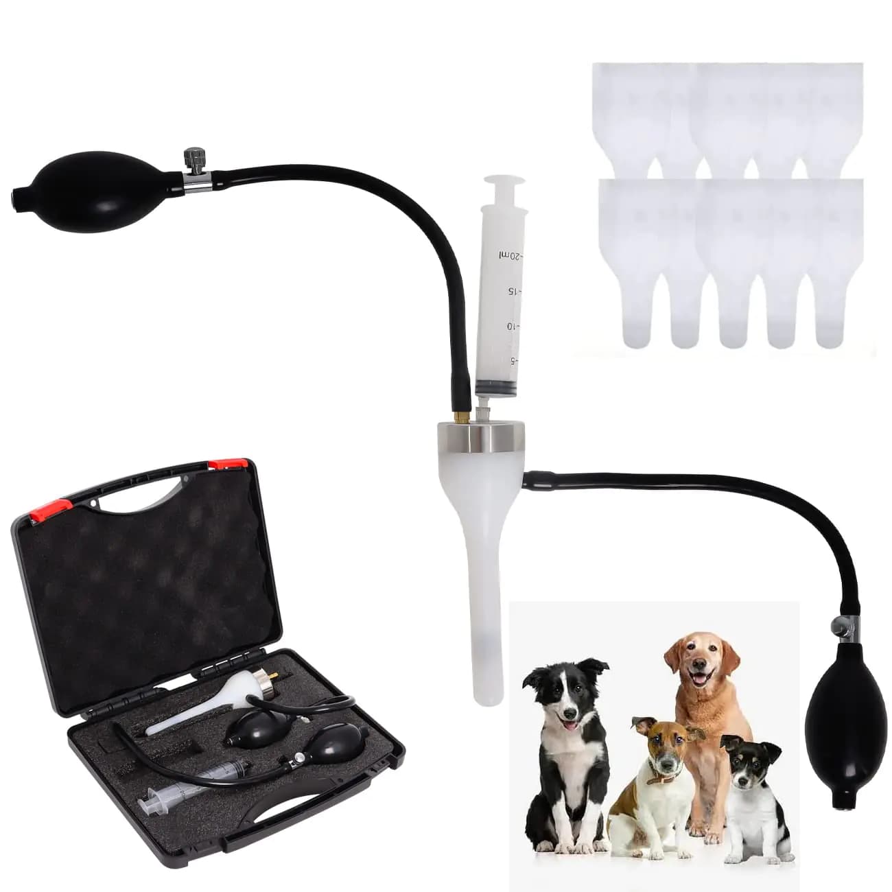 Dog Artificial Insemination Kit with Collection Bags
