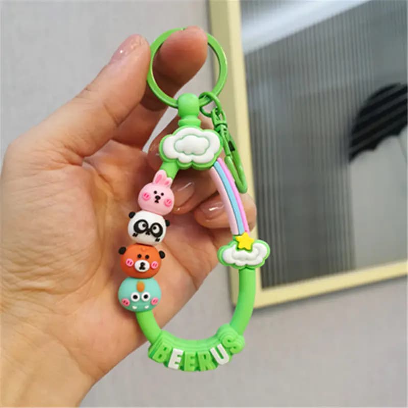 Colorful Pearl Keychain and Phone Strap Accessories