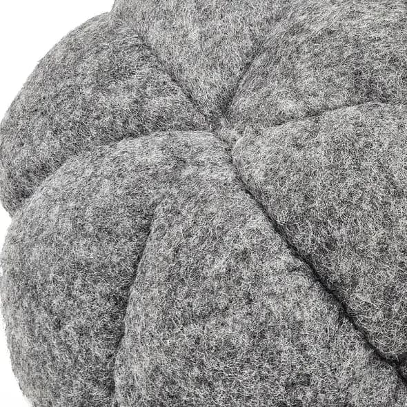 Gray Pumpkin Ornament Set of 3