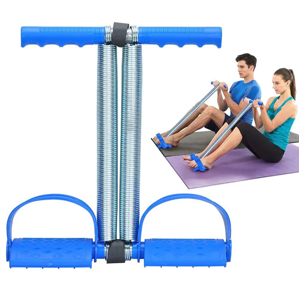 Elastic Sit Up Pull Rope Dual Spring Tension