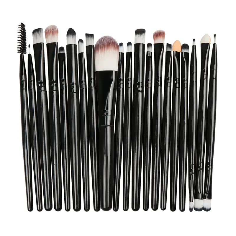 20 Pcs Colorful Soft Makeup Brushes Set and Tools