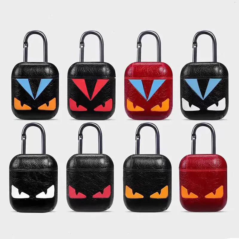 Genuine Leather AirPods Case for Wireless Earbuds