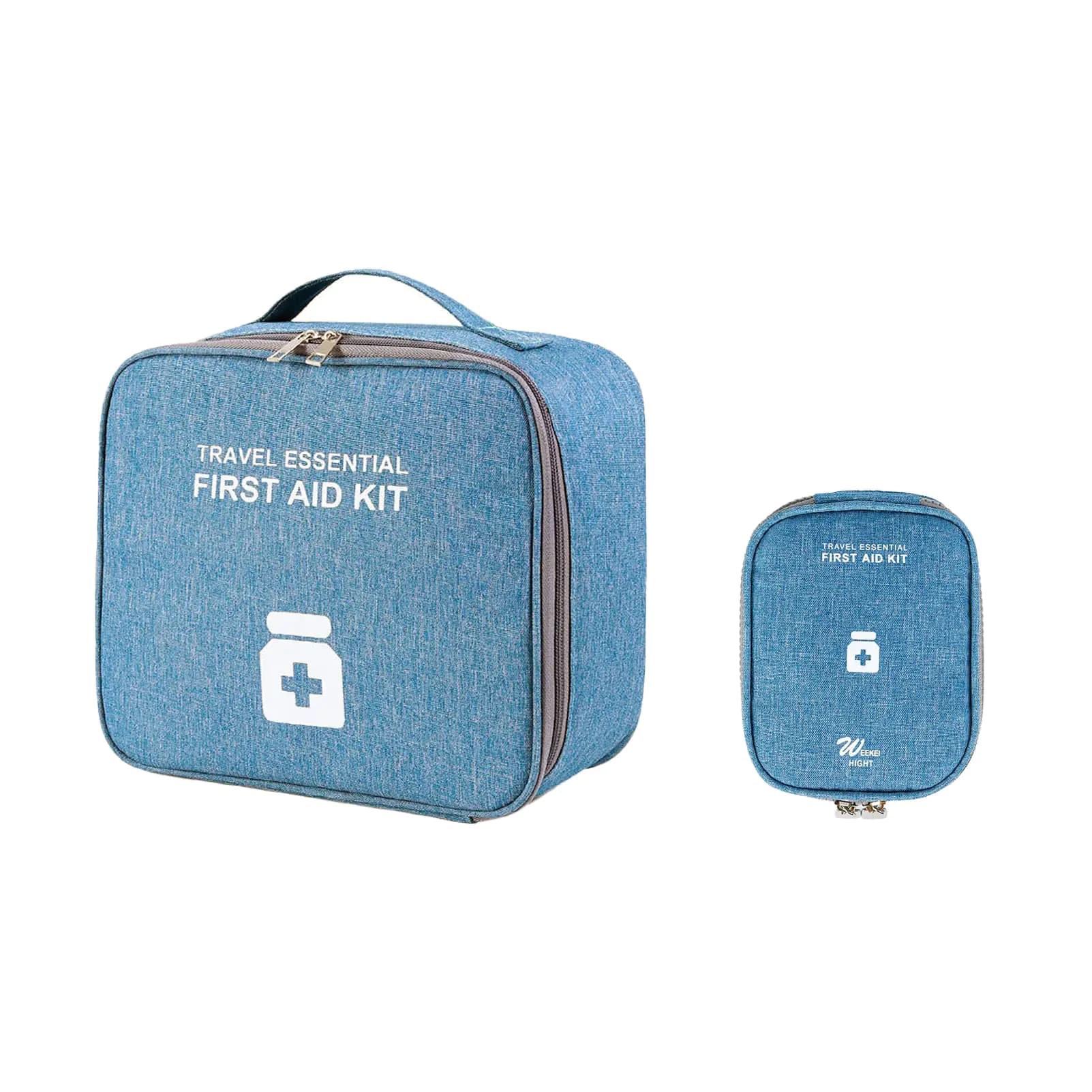 First Aid Medical Supplies Organizer Bag Sky Blue