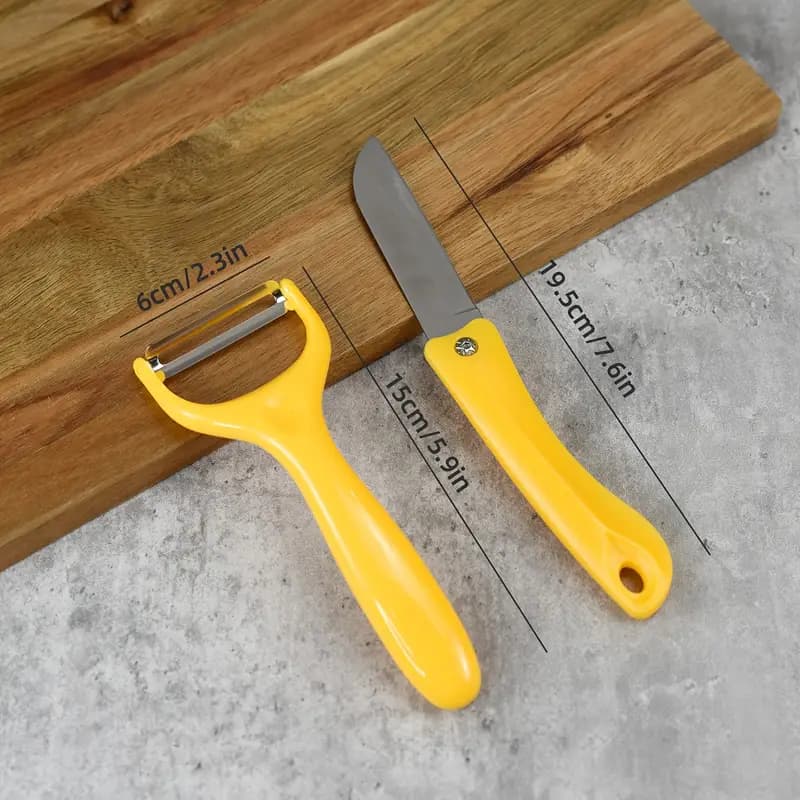 2pcs Kitchen Gadgets - Vegetable and Fruit Peelers
