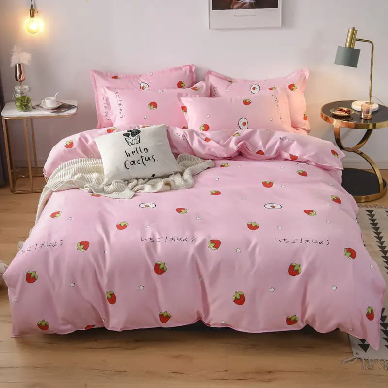 Thick Cotton Bedding Set for Fall/Winter (4 Pieces)