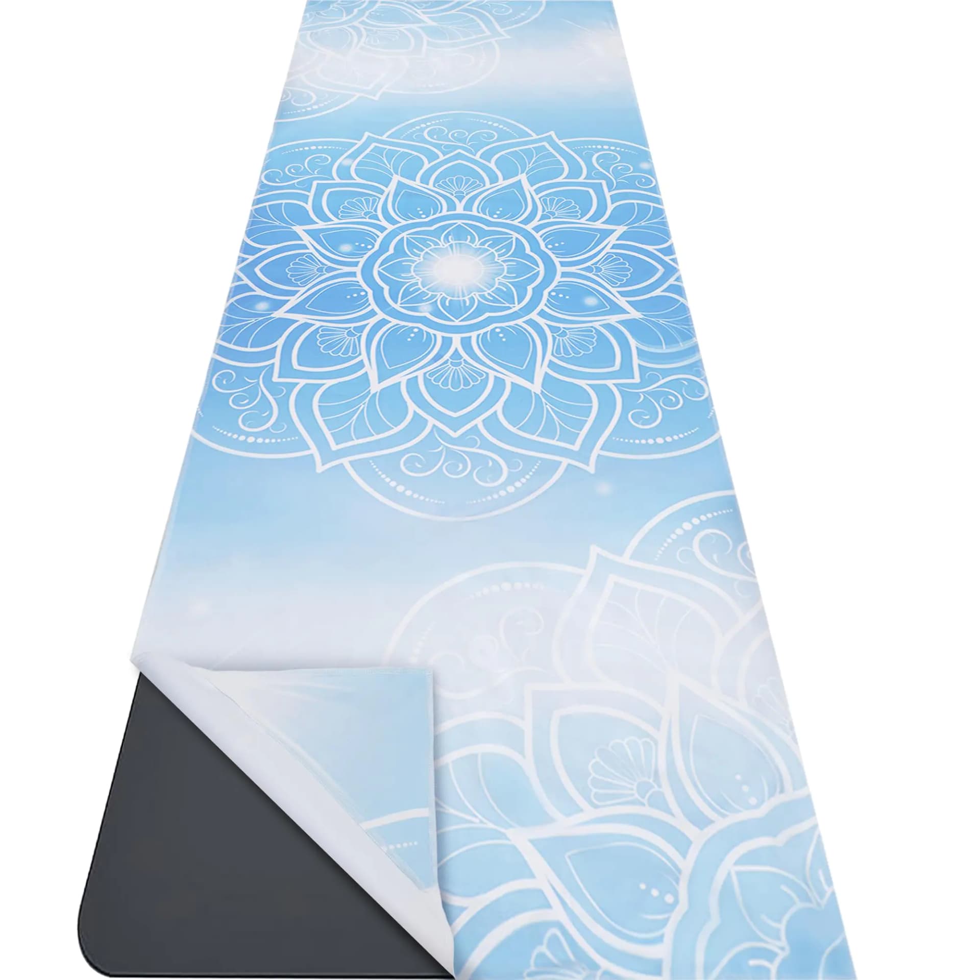 Microfiber Yoga Mat Towel Non Slip Mandala