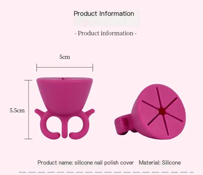Silicone Nail Polish Bottle Sleeve and Makeup Tools