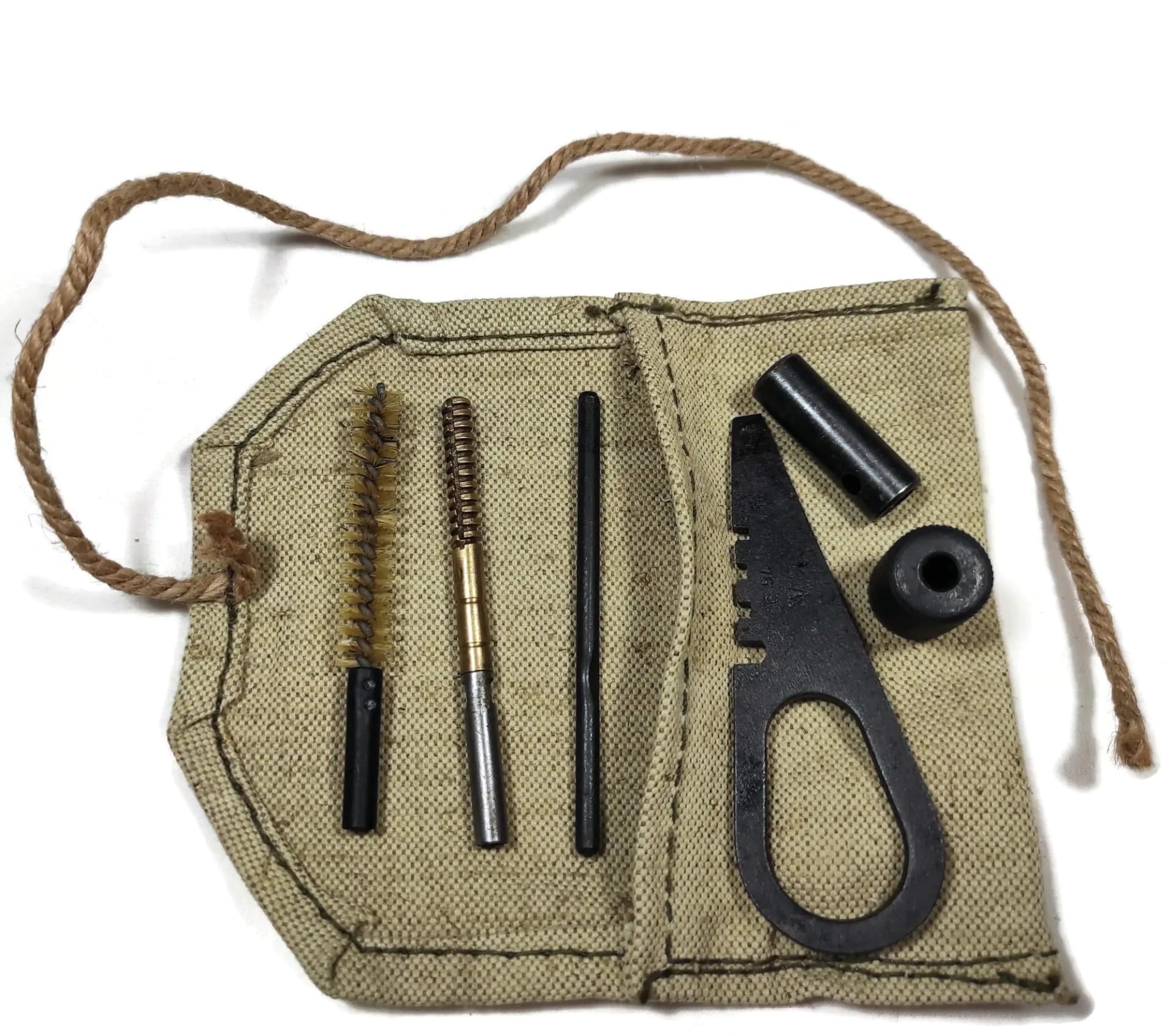 Mosin Nagant Rifle Cleaning Tools Kit Canvas Pouch