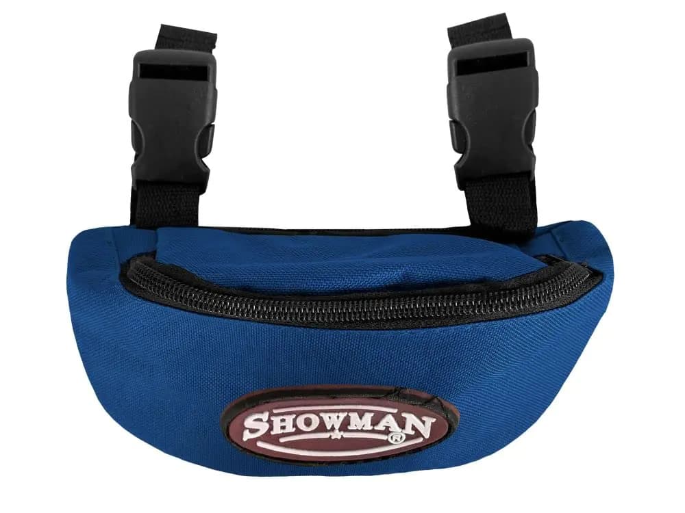Showman Insulated Nylon Saddle Pouch (Blue)