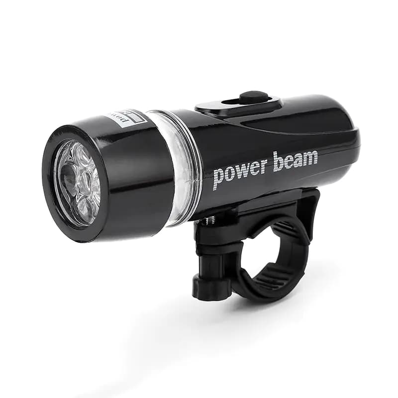 Bicycle Front and Rear Light Set with 5 LED Lights