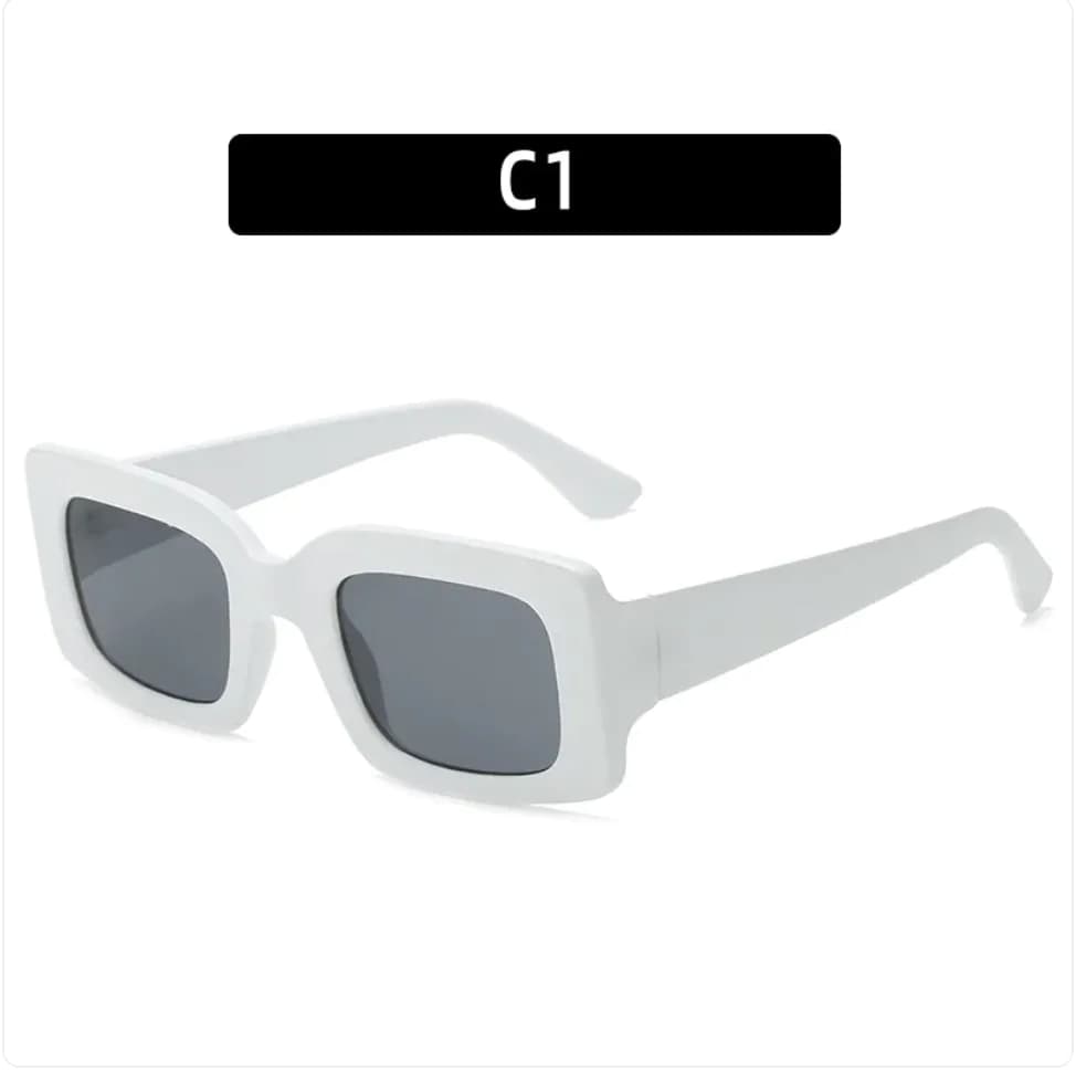 Uv Protection Sunglasses Fashion Rectangle