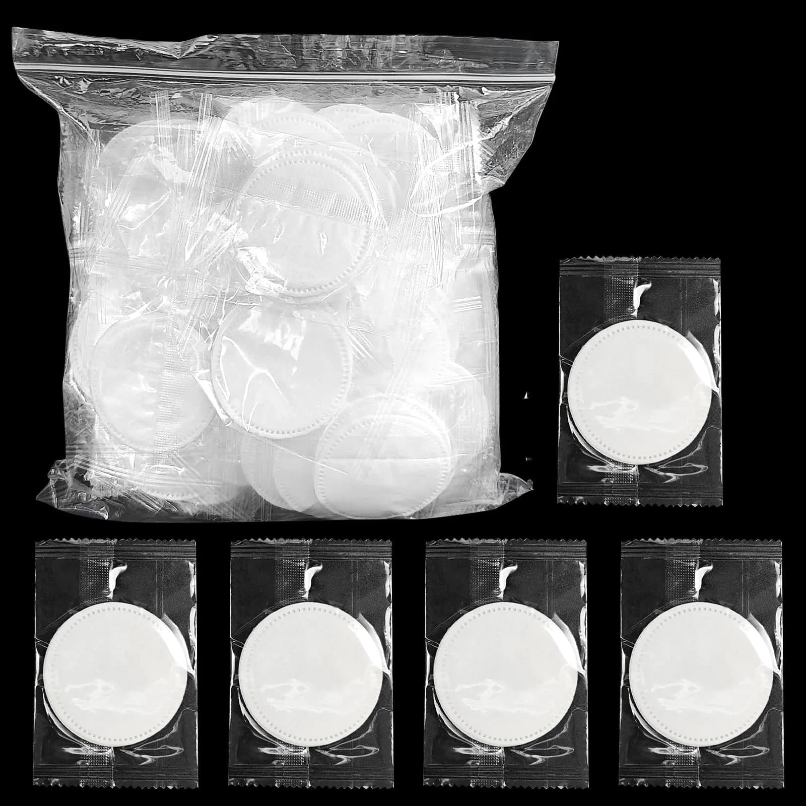 Individually Wrapped Cotton Pads 200 Count