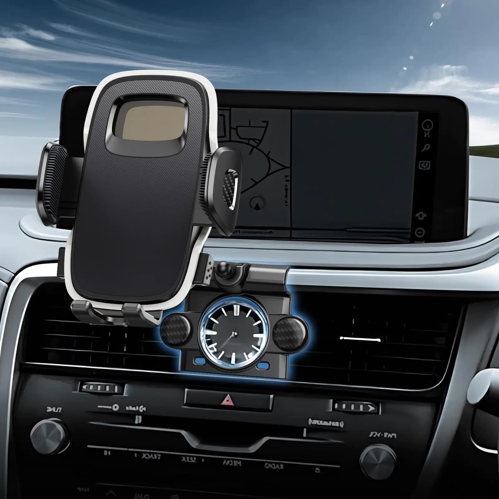 Lexus RX Car Phone Mount Black